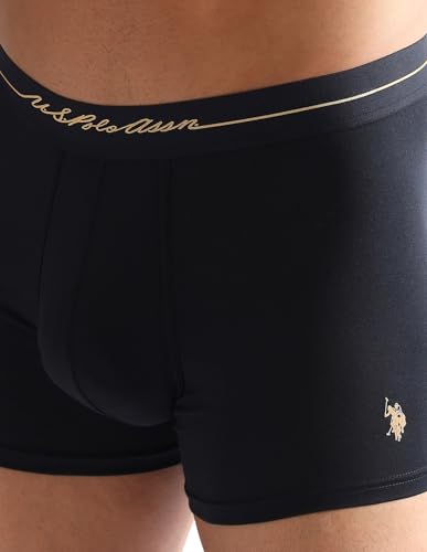 Image of U.S. Polo ASSN. Men PT004 4 Way Stretch Premium Lyocell Sustainable Underwear Trunks -Pack of 1
