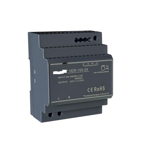 Transformateur de type rail DIN HDR 100W 12V 24V 48V ultra-mince