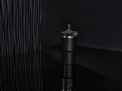 STANLEY Quencher H2.0 Tumbler with Straw 20 oz | Twist On 3-Way Lid | Cupholder Compatible for Travel | Insulated Stainless Steel Cup | BPA-Free | Black 2.0