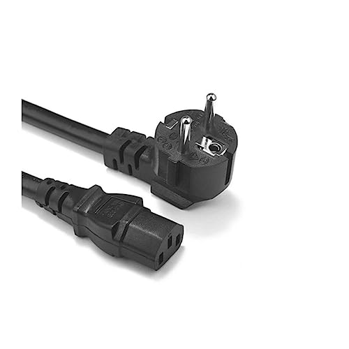 Cable de alimentación conector europeo ángulo 2 redondo miniatura 1