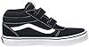 Vans Unisex Kids Ward Mid V Sneaker, Suede Canvas Black White, 10.5 UK Child #5