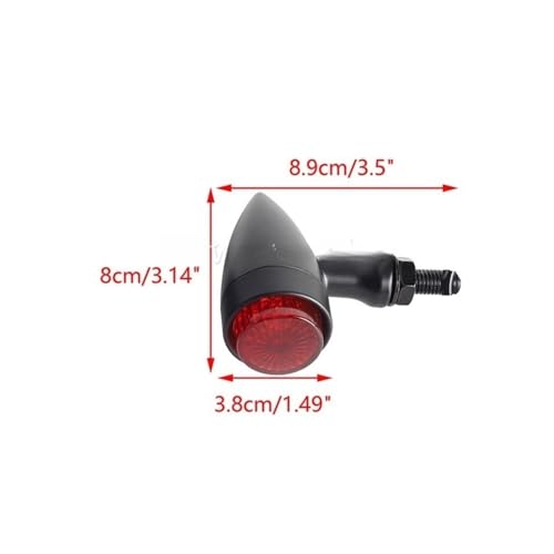 Feu clignotant LED moto étanche et compact pour Bobber et Custom - 3