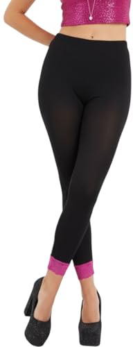 Image of ToBeInStyle Women's Opaque Ankle Long Nylon Footless Fun Tights Pantyhose