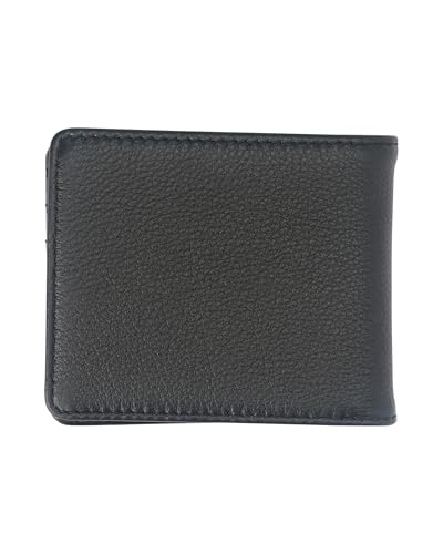 Volcom Single Stone Bi-Fold Leather Wallet, Black2