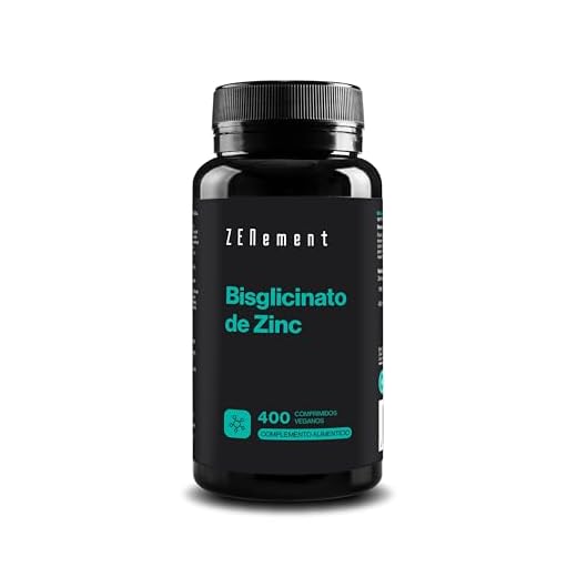 Bisglicinato de Zinc - 400 Comprimidos | Para el Pelo, Piel, Uñas y Reforzar Sistema Inmunológico | Antioxidante Quelado para Hombre y Mujer | +1 Año de Suministro, Vegano, Sin Gluten y Keto