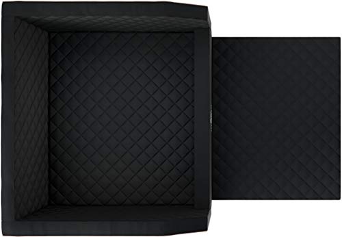 Knuffelwuff Cargo Hundebox Auto Kofferraum Schutz Hundetransportbox Transportbox Hund Schwarz 100 x 75 x 39cm