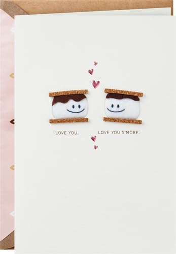 Miniatura 2 de Hallmark Tarjeta de aniversario de firma, tarjeta del día de San Valentín, tarjeta de amor para otras personas importantes (Smores)