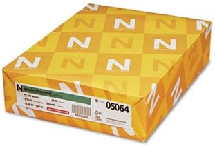 Medio ambiente PCF papel reciclado, 24 libras, 95 brillante, 8 12 x 11, 500 hojas