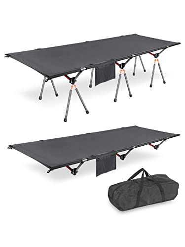 GAISTEN Camping Cot, Portable Cots for Sleeping Easy Setup Camping Beds with Adjustable 2 Heights Folding Cots for Adults Compact Cots for Outdoor Backpacking Hiking Travel Beach GAISTEN Camping Cot, Portable Cots for Sleeping Easy Setup Camping Beds with Adjustable 2 Heights Folding Cots for Adults Compact Cots for Outdoor Backpacking Hiking Travel Beach
