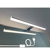 LED spiegellamp Triga IP44, chroom, 40cm, 4.000K