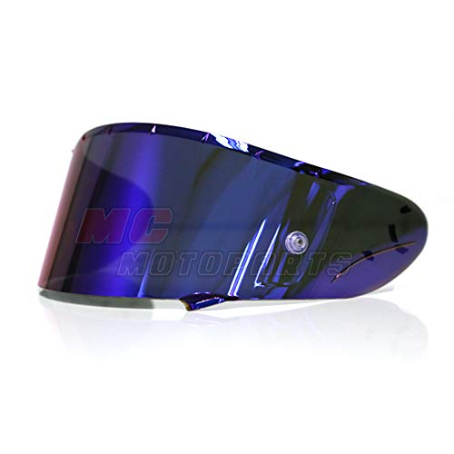 MC MOTOPARTS Helmet Pinlock Pin Visor Shield Blue For CWR-F Shield X14 X-Fourteen Helmet