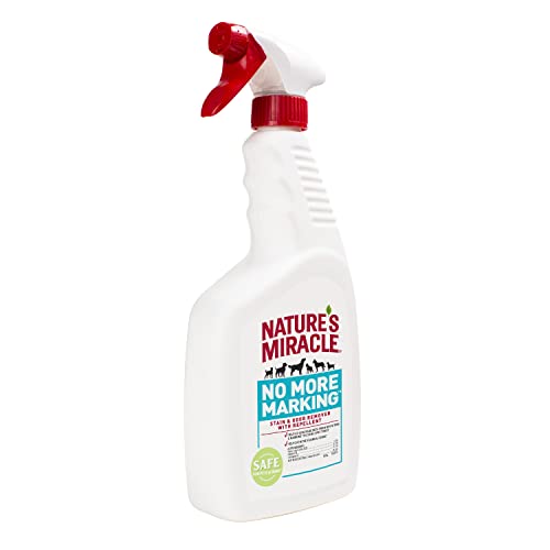Image of Nature's Miracle No More Marking Stain And Odor Remover With Repellent, 24 Ounces, Helps Discourage Repetitive Pet Marking