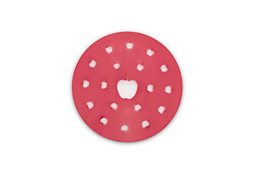 Fox Run Apple Pie Top Cutter, Plastic, Red , 9.5 x 9.5 x 0.25 inches