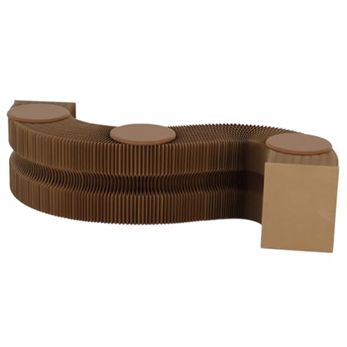 Tabouret en papier rétractable pliable pour optimiser l'espace bureau