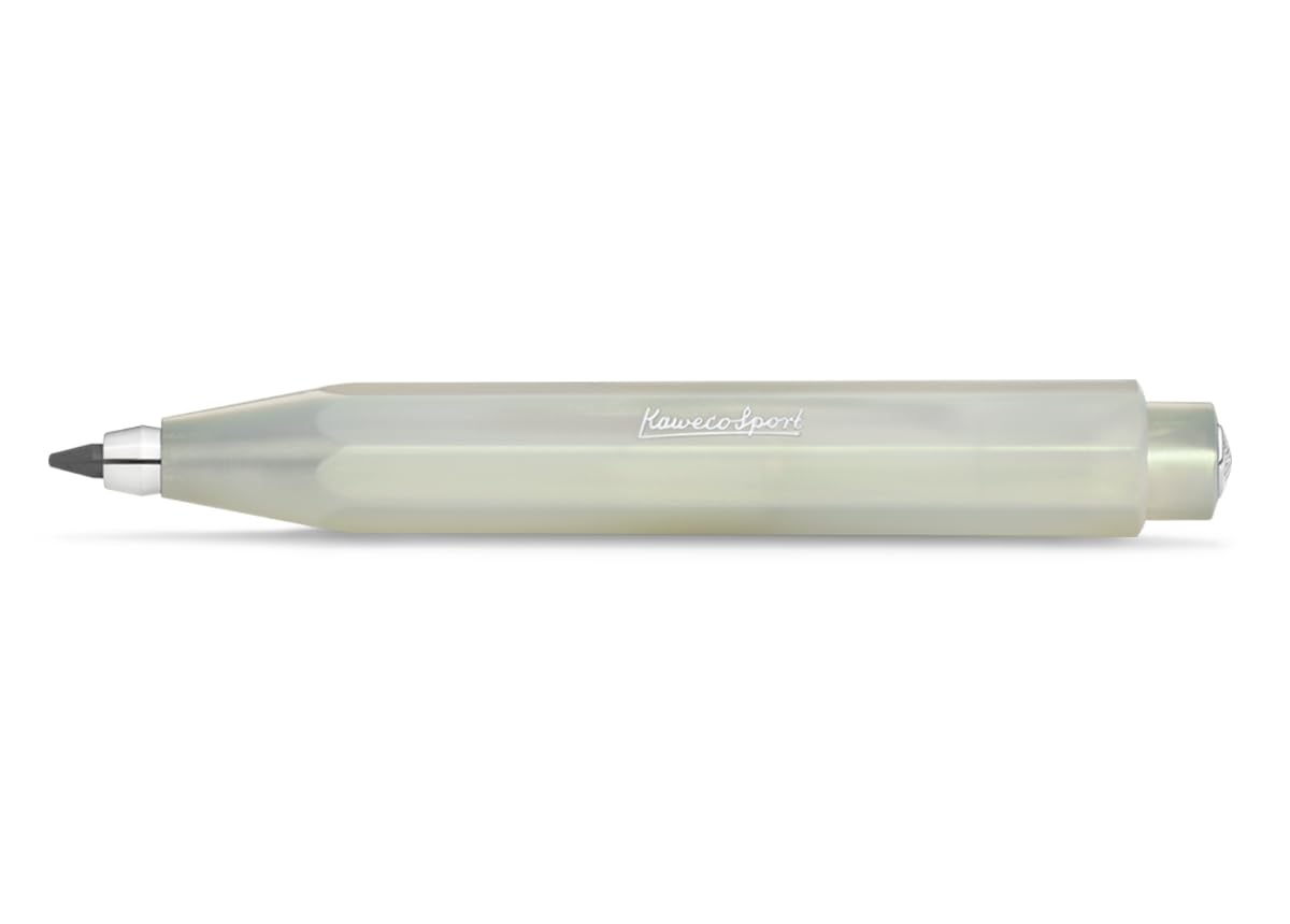 Kaweco LUNAR SPORT Clutch Pencil Light Green 3.2 mm 5B I Lead Pencil in Shimmering Design I Mechanical Lead Pen 10.7 cm I Refillable