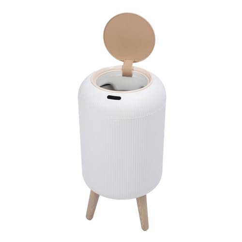Bote de basura con sensor automático plástico blanco