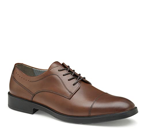 Image of Johnston & Murphy Men's XC4 Maddox Cap Toe Lace-Up Dress Shoe