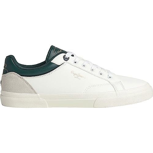 Pepe Jeans Kenton Journey M, Zapatilla Hombre, Verde (Verde Oscuro), 44 EU