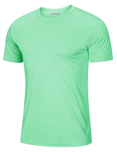 Image of MAGCOMSEN Men's Short Sleeve T-Shirt Quick Dry UPF 50+ Athletic Running Workout Fishing Top Tee Performance Shirts