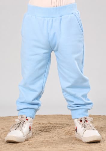Image of POLKA TOTS 100% Cotton Co-Ord Joggers for Kids | Trendy Sweatshirt & Joggers Set | All Season Wear for Kids, Toddler & Newborn | Soft & Breathable Dress for Boys & Girls | from 6 Months to 8 Years