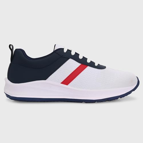 Image of Centrino Urban Sneakers for Man | Shoes for Men Stylish | Casual Lightweight Lace-Up Canvas Walking Shoes | Cushioned Insole | Breathable Comfortable Anti-Skid Sole | Trendy Mens Shoes for City Walks (6823)