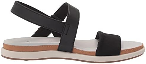Clarks Women's Eliza Mae Sandal, Black Textile, 10 | Image 5