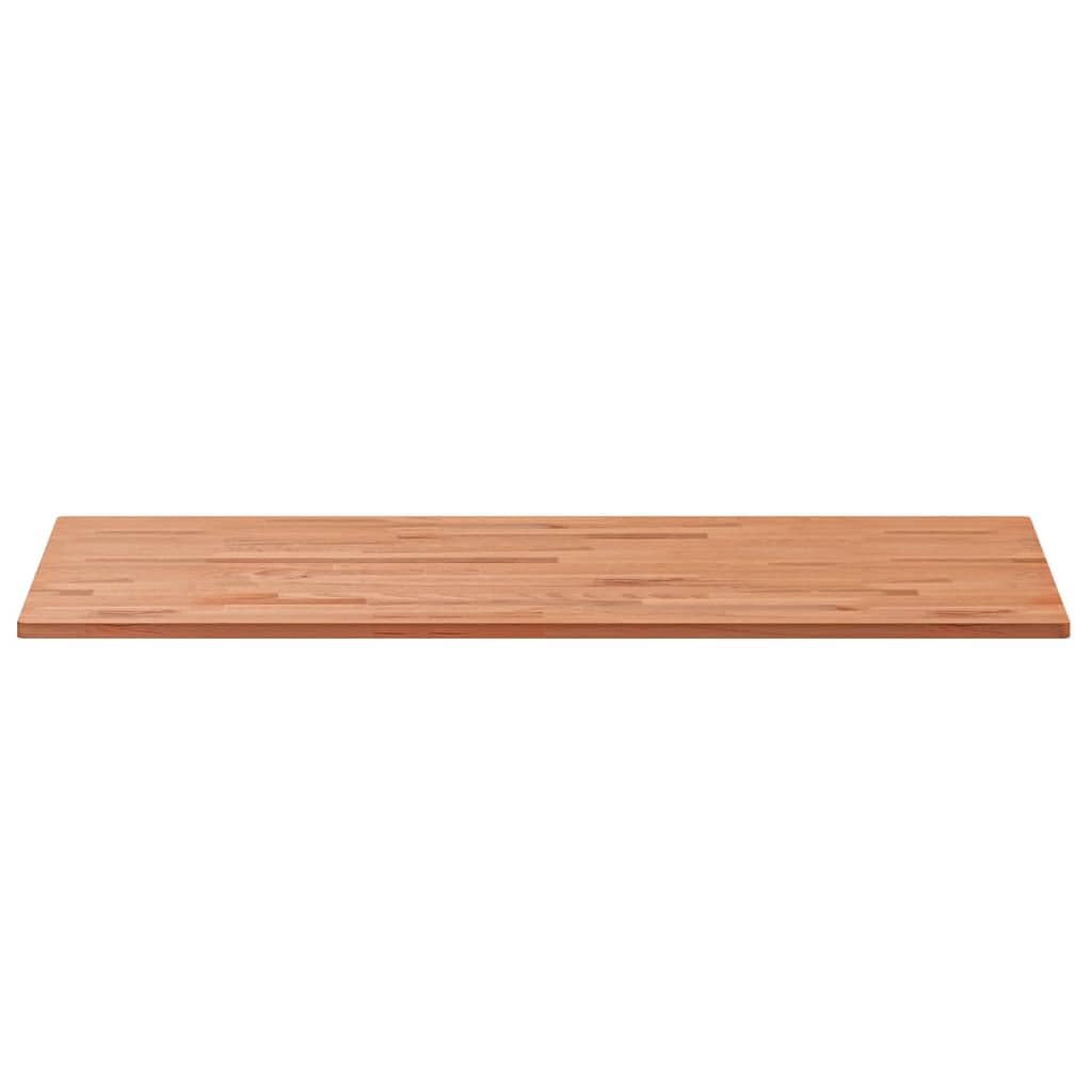 Tischplatte aus massivem Buchenholz 100x60x1,5 cm rechteckig, robuste Holzoberfläche für DIY Möbel, Ersatzplatte für Büro, Küche, Wohnzimmer, vielseitig zum Bauen und Renovieren geeignet