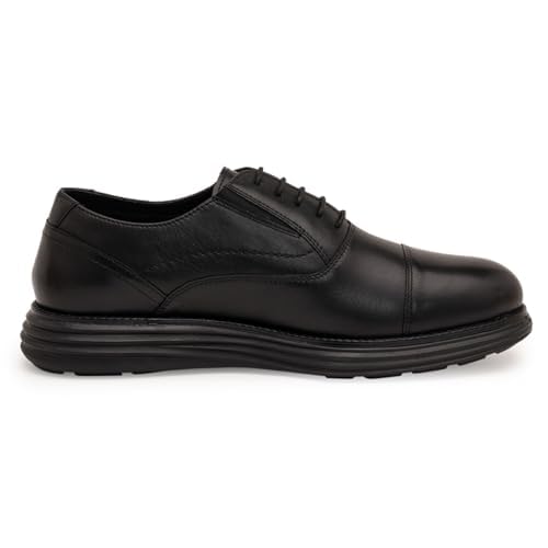 Image of Thomas Crick Genuine Leather Oxfords with Enhanced Comfort and Grip Lace -UP Shoes