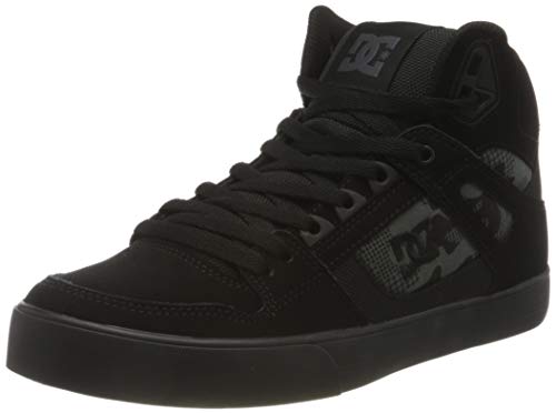 DC Shoes Pure High-Top WC, Zapatillas para Hombre, Black/Camo, 46 EU