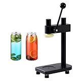 Macchina Sigillatrice Manuale Per Barattoli, Macchina Sigillatrice Per Barattoli In Lega Di Alluminio, Altezza Regolabile,55 Mm Di Diametro Barattoli,Domestico E Commerciale, Succhi In Lattina