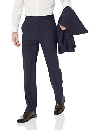 Chaps Men's All American Classic Fit Suit Separate Pant (Blazer and Pant), Dark Blue, 40W x 32L