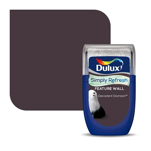 Dulux Simply Refresh Feature Wall Matt Emulsion Paint - Decadent Damson - 30ML Tester 5569253