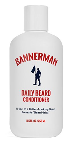 Bannerman Beard Conditioner-- the BEST botanical beard conditioner, ROSA CANINA FRUIT and QUERCUS ALBA BARK 8.5FL.OZ./250ML