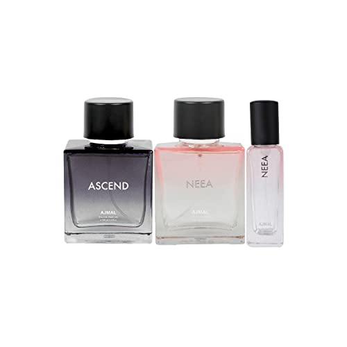Ajmal Ascend & Neea EDP each 100ML & Neea EDP 20ML Pack of 3 (Total 220ML) for Men & Women - Image 2
