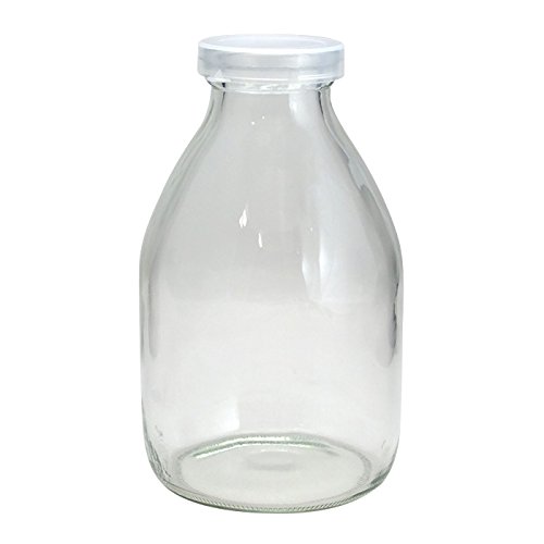 Amazon | M-500 牛乳瓶 飲料びん ガラスびん 509ml | 牛乳・スイーツ