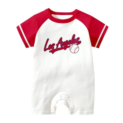 Image of KREDE Baby Clothes Unisex Bodysuit White Custom Name Number for Baby Boys