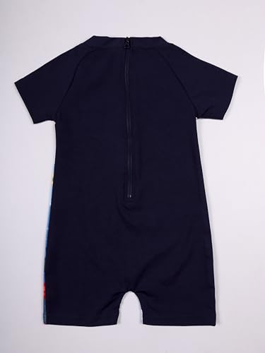 Image of KiddoPanti Boys & Girls Half Sleeve Mid Thigh Length Swim Suit