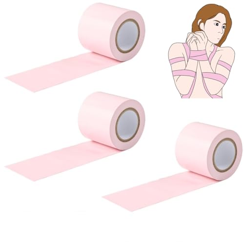 KBYHZ Sex Bondage Restraints Tape Set 3 Rolls 32ft Pink