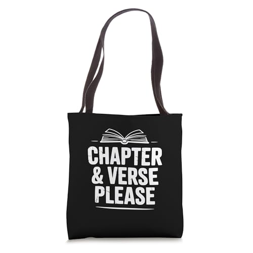 Bolsa Tote con frase literaria Chapter & Verse miniatura 1