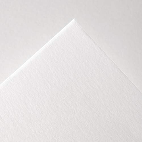 CANSON Imagine, Mixed Media Papier, leichte Körnung, 200 g/m², an der kurzen Seite geleimter Block, DIN A2, 42 x 59,4 cm, Naturweiß, 50 Blatt