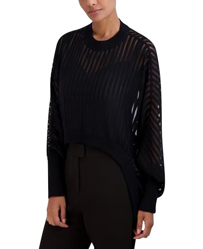 Image of BCBGMAXAZRIA Women's Pullover Crew Neck Dolman Sleeve Sweater