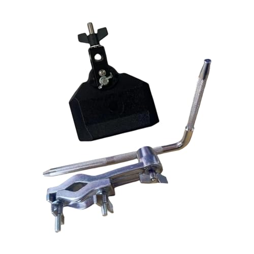 Support de fixation cowbell anti-glissement avec pince de montage lourde pour batterie
