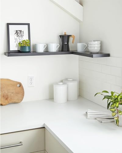 Bayka FSD3V105 Floating Shelves For Wall, Wall Mounted Rustic Wood Shelves For Bathroom thumb #6
