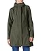 Outdoor Ventures Women's Lightweight Waterproof Fleece Lined Hooded Softshell Rain Jacket, Warm Windbreaker Long Coat