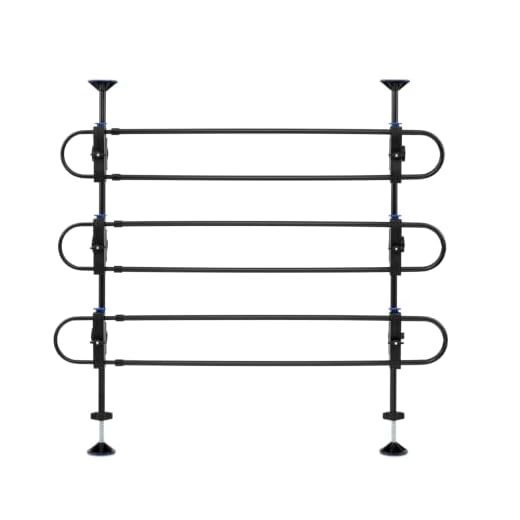 PetSafe Happy Ride Metal Dog Barrier - See-through Tubular Design - Fits Most Cars, Minivans and SUVs - Keep Pets in the Back - Easy to Store in Vehicles (Packaging may vary)