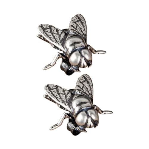 Boucles d'oreilles argent S925 mouche anti-ternissement pour oreilles sensibles