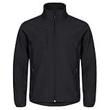 CliQue - Softshelljacke Classic – Herren, Schwarz , XL
