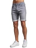 Detailart : Jeansshorts JACK & JONES Male Jeansshorts Rick Icon GE 370 Indigo Knit