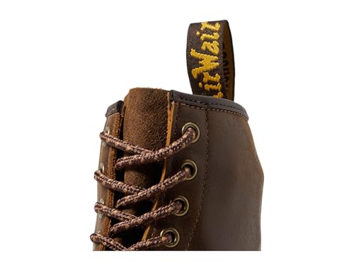 Image of Dr. Martens Unisex 1460 Slip Resistant Lace-Up Boots, Dark Tan, Mens 8, Womens 9, Medium