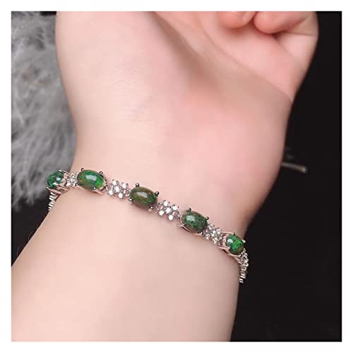 Bracelet opale naturelle argent 925 bijoux véritables pour femme élégante